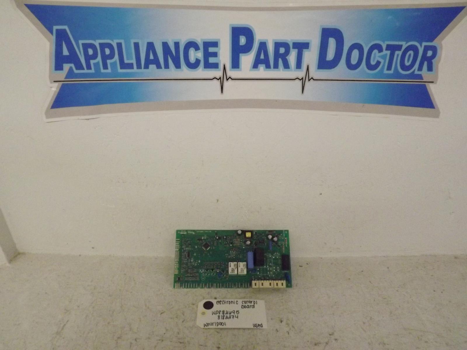 Whirlpool Washer WP8182695 8182274 Electronic Control Board Used Whirlpool Washer WP8182695 8182274 Electronic Control Board Used